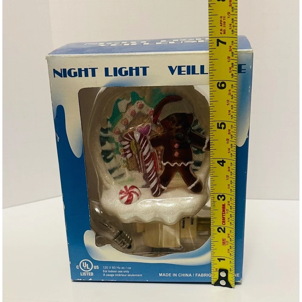 Costco Gingerbread Man Night Light Veilleuse 6